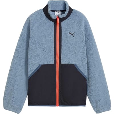 Puma Kinderen Hybride Fleece Jas (Koel Blauw)