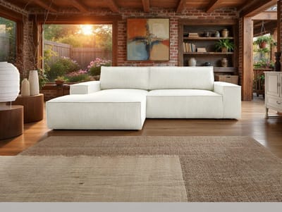 Bankbed 3-zits 200x72x80 cm met Slaapfunctie – Schuimrubber Sofa met Afneembare Corduroy Hoes – Modern & Comfortabel Lichtroze – Pauwhome