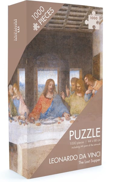 Lanzfeld - Puzzel Volwassenen - 1000 Stukjes - Leonardo Da Vinci - Het Laatste Avondmaal - Kunst