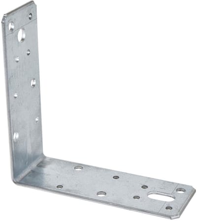 Hoekanker Vlak - 125 x 125 x 46 x 2.5 mm - Verzinkt