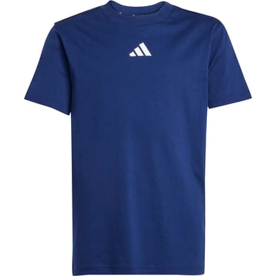 Adidas Essentials T-shirt Met Korte Mouwen Blauw 7-8 Years Kinderen
