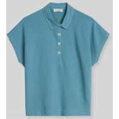 poloshirt in loose fit van puur katoen