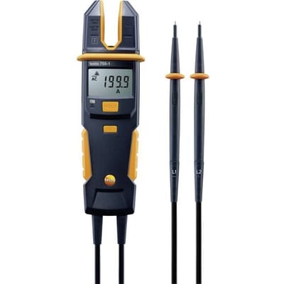 testo 755-1 Multimeter, Stroomtang Digitaal CAT IV 600 V, CAT III 1000 V Weergave (counts): 4000