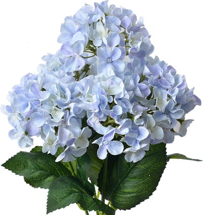 Clayre & Eef Kunstbloem Hortensia 45 cm Paars Kunststof