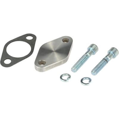 8mm EGR Klep Afdekplaten Kit met Pakking voor BMW E53 E65 E66 E38 E39 E46 E90 zilver