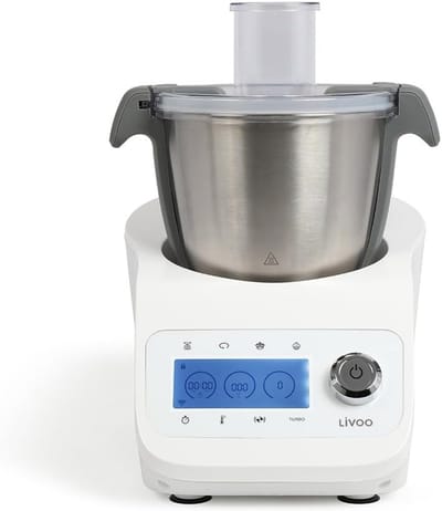 Keukenmachine met 12 Functies: Koken, Stomen, Hakken & Meer met 3.5L Kom