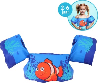 Floaty Friends puddle jumper - Nemo | Kinderzwemvest | Praktisch en comfortabel zwemhulpmiddel | 15-30 kg | 2-6 jaar