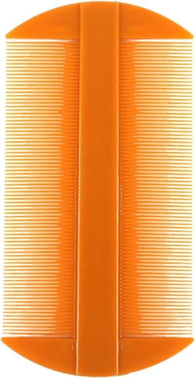 Haarkam - Luizenkam Vlooienkam - Haar Verzorgen - Dubbelzijdig Ontwerp - 105 x 55 mm - Wit