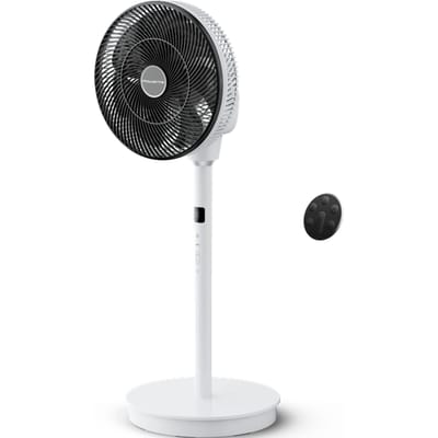Rowenta Turbo Swift Silence QV5040 - Statiefventilator - Exstreem stil - 20 Snelheden - Verstelbaar in 3 hoogtes - Krachtige & Energiezuinige motor - Horizontale + verticale oscillatie - Staande ventilator
