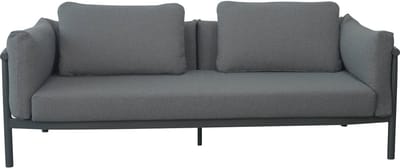 Goossens Tuinbank Venice - Buitenstof - grijs - 210 x 61 x 85 cm