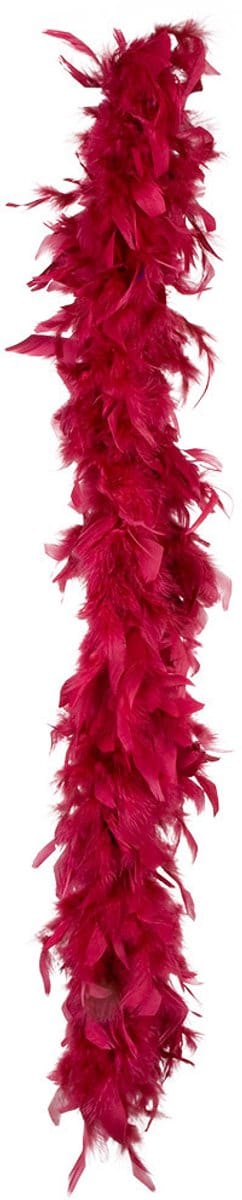 Boland Kerst boa - veren - Bordeaux rood - 180 cm - 50 gram - kerstboomversiering - kerstslinger - kerstboa