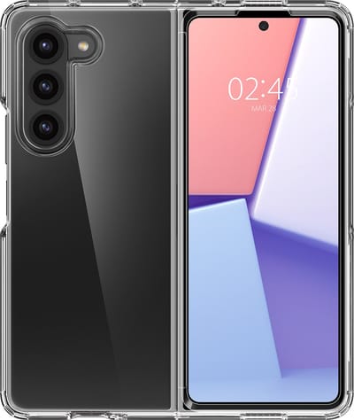 Spigen Ultra Hybrid Hoesje Geschikt voor Samsung Galaxy Z Fold 5 - Back Cover Transparant