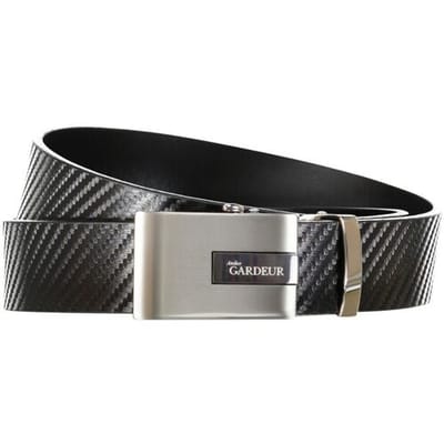 Gardeur Riem Woven Pattern Zwart / male