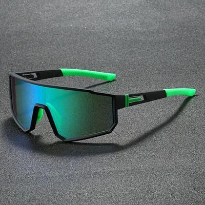 Lunettes de soleil de cyclisme Lunettes Lunettes unisexes UV400 Lunettes de cyclisme adaptées pour la course à pied la randonnée Lunettes coupe-vent Lunettes de plein air 1PC