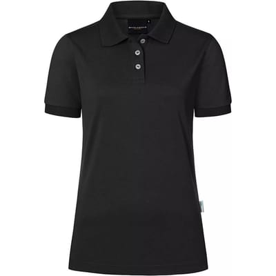 Karlowsky Dames/Dames Modern-Flair Poloshirt (Zwart)