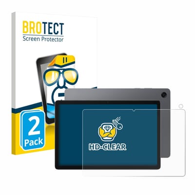 BROTECT - Screenprotector voor Samsung Galaxy Tab A11 Plus 11" (Voor+Camera) - Folie Beschermfolie transparant 2 Stuks