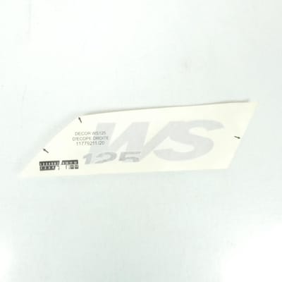 Autocollant WS 125 pour scooter Peugeot 125 Satelis compressor 779211BL Neuf