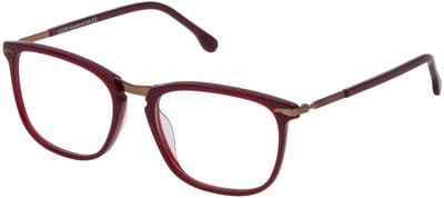 Lozza VL4151 Rosso opalino lucido 54/19/140 MAN Brilmonturen