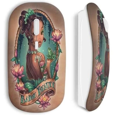 Souris sans fil la princesse et la grenouille punk