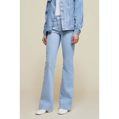 Lois Raval-sp 6925 Harry Silver Silver Size: W24L32 | Flared Outlet | Dames | Blauw