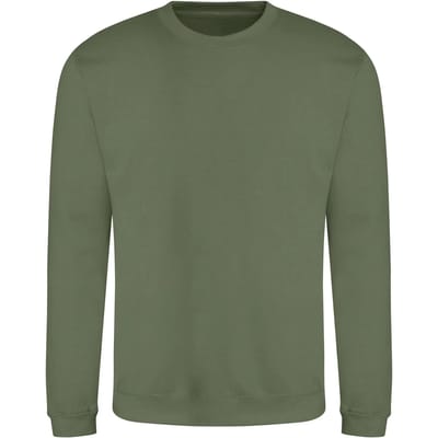 Just Hoods - AWDis Sweat - Earthy Green maat L