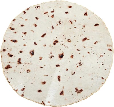 Burrito Deken - Wraps Kleed - Gezellig Ontspannen - Dubbelzijdig Design - 150 cm - Geel