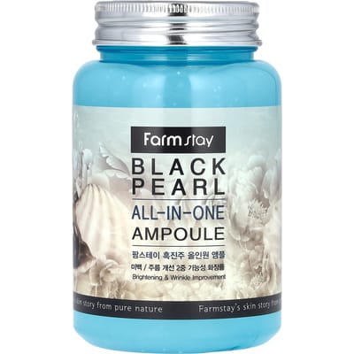 Farm Stay Black Pearl All-In-One Ampoule 250ml AUTHENTIC STORE white