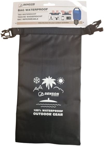 BENSON TAS ZWART 2 LITER WATERDICHT