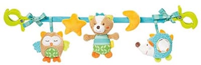 Kinderwagenketting voor Baby's en Peuters - Flexibel Speelgoed met Figuren voor Onderweg