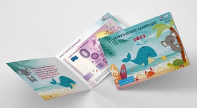 0 Euro biljet Nederland- Baby's eerste bankbiljet LIMITED EDITION