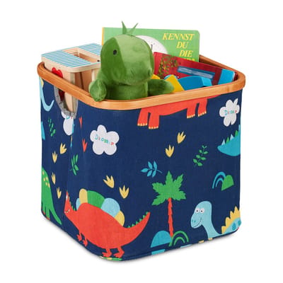 Relaxdays opbergmand kinderkamer - opbergbox stof - opvouwbare opbergdoos - kast organizer - C