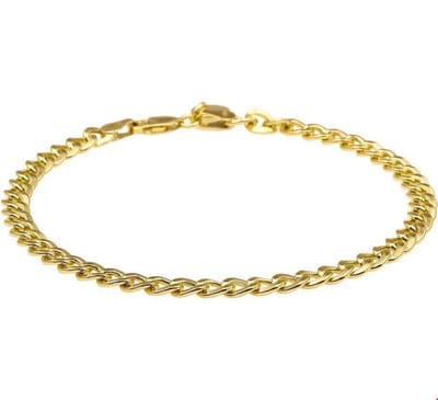 Zilgold Armband Geslepen Gourmet - Geelgoud Met Zilveren Kern