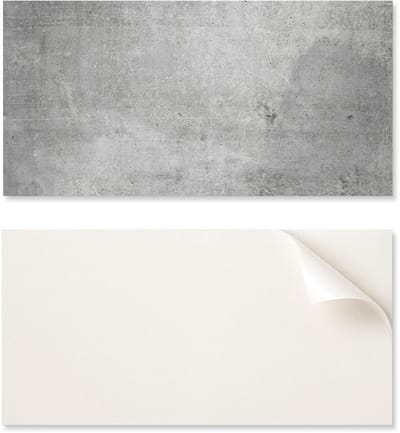 Zelfklevende vinyl wanddecoratie voor binnen, 100x50 cm, ruwe betontextuur