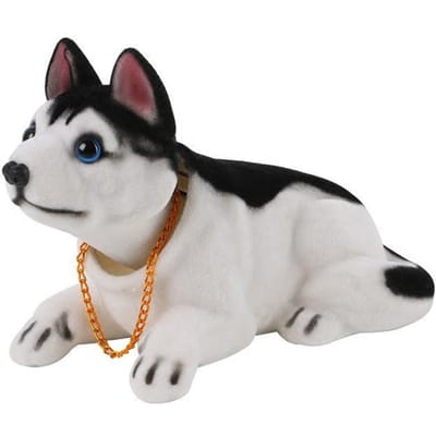 Ornements de Voiture Poupée Husky Beagle Saint-Bernard Berger Secoue Tête Chien Canard Décoration Accessoires Intérieur Auto Mignons Créatifs Cadeaux