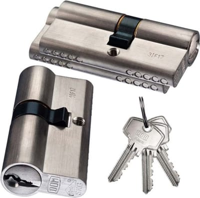DOM gelijksluitende combinatieset à 3 cilinders - 333 Plura SKG2 - 1x30-30mm + 2x30-45mm
