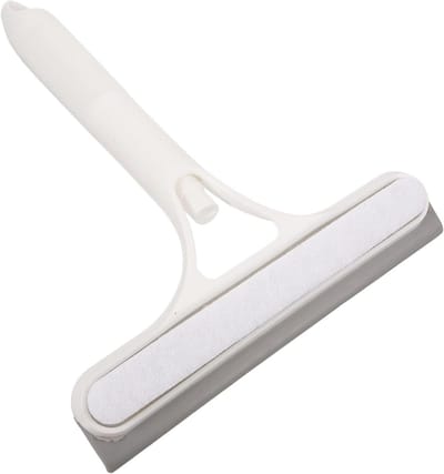 Raamwisser - Schoonmaakwisser - Gladde oppervlakken reinigen - Ergonomisch handvat - 25.7 x 21.5 cm - Wit