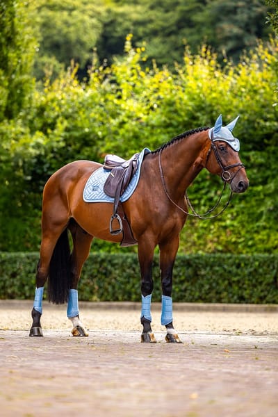 Equestrian Stockholm Zadeldek Equestrian Stockholm Modern Midsummer Blue Springen Lichtblauw