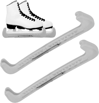 Verstelbare Schaatsbeschermers met Veer voor Kunstschaatsen en IJshockeyschaatsen