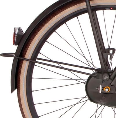 Cortina Spatbordstang achter 28 U4 black gold matt