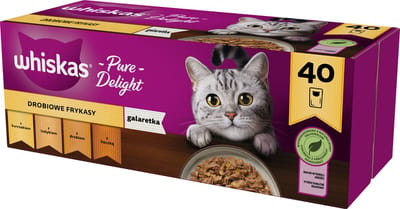 Whiskas Serie - Drobiowe Frykasy - 40x85g - Voor Volwassen Katten
