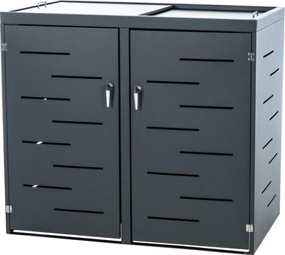Clp Tanis Containerberging - Antraciet 132x80x116 cm