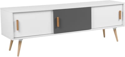 INDIANA - TV-meubel - Wit - MDF