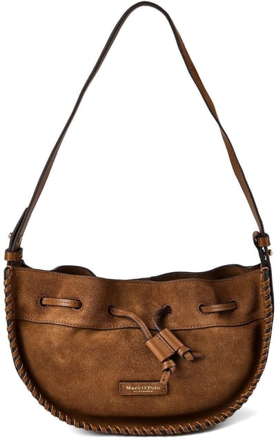 Marc O'Polo schoudertas Aamina Shoulder Bag Burnt Tobacco bruine