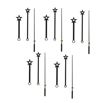 Dailygoods - Set van 5 Horlogewijzers van Aluminium voor DIY Horloge Reparatie