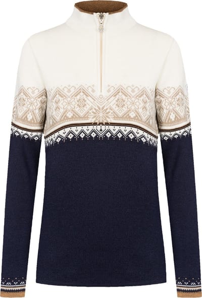 Dale of Norway - 91461 ST.MORITZ FEM. SWEATER_P - Dames pulloversDames truien - Kleur: Blauw - Maat: L