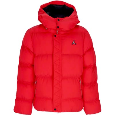Essentials Statement pufferjack voor heren vuurrood/zwart