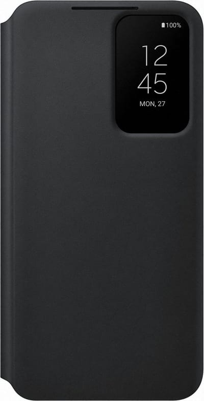 Samsung Smart Clear View Hoesje geschikt voor Samsung Galaxy S22 - Zwart