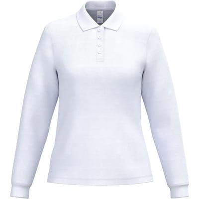 Damespolo met lange mouwen iDeal Basic Brand