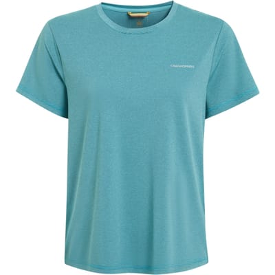 Craghoppers Dames/Dames Ellie II T-shirt met korte mouwen (Aqua geglazuurd)