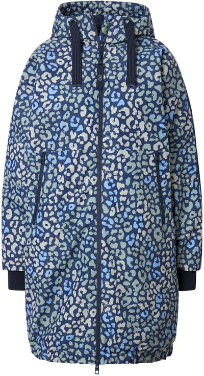 Laurasøn - Dames - Functionele outdoorjas capuchon - Marine - Maat 44+